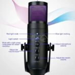 ⁦مكثفات الميكروفون RGB USB JMARY MC-PW9 Original⁩ - الصورة ⁦7⁩