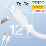 Câble de données de charge flash OPPO 12A Type-C vers Type-C
