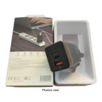 Chargeur domestique gevo GaN pro 65W - 2 Portes Chargeur Qualcomm 3.0 & 1X USB C PD 3.0 - Chargeur puissant - Multiport 65 w – Image 7