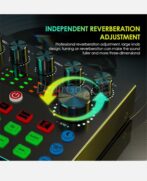 Carte de son Bluetooth v8s RGB avec écran ,type c model 2025 (sans microphone) – Image 4