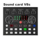 Carte de son Bluetooth v8s RGB avec écran ,type c model 2025 (sans microphone) – Image 6