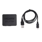 ⁦Répartiteur HDMI 4K Full HD 1080p, 1 × 2 محول فيديو HDMI, المضخم / الخائن⁩ - الصورة ⁦8⁩