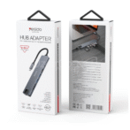 Station Yesido Hub Adapteur 8en1 – Type C vers 2x ports USB3.0 – Type-C – Mini DP 100w – HDMI – port RJ45 – TF/SD – HB27