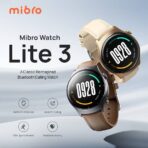 Smartwatch Mibro Lite 3 original /montre connectée en 2 couleurs avec 2 bracelet