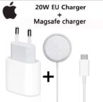 Pack promo Chargeur Magsafe pour iPhone 15 W + adaptateur USB-C 20 W apple très bonne qualité