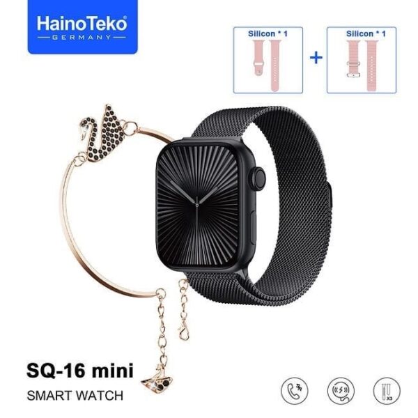 Smartwatch HainoTeko SQ-16 Mini – Smart Watch Series 10 AMOLED For Ladies