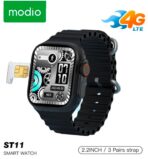 Modio 4G ST11 4/64 GB - Smartwatch 4G مع بطاقة SIM, واي فاي, نظام تحديد المواقع, بلوتوث - الصورة 5