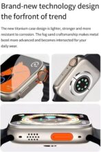 Smartwatch TW8 ultra 49mm GOLD
Montre connectée multifonctionnelle HD – Image 3