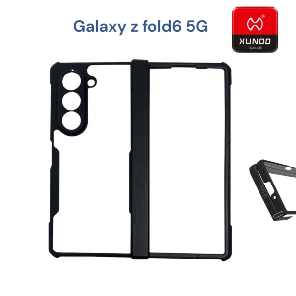 Xundd Beatle Samsung Galaxy Z Fold6 5G قذيفة خلفية (z أضعاف 6) (درع | جهاز كمبيوتر و TPU شفاف)