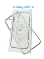 Coque MagSafe s24 FE transparente Tpu+pvc galaxy S24fe 5G