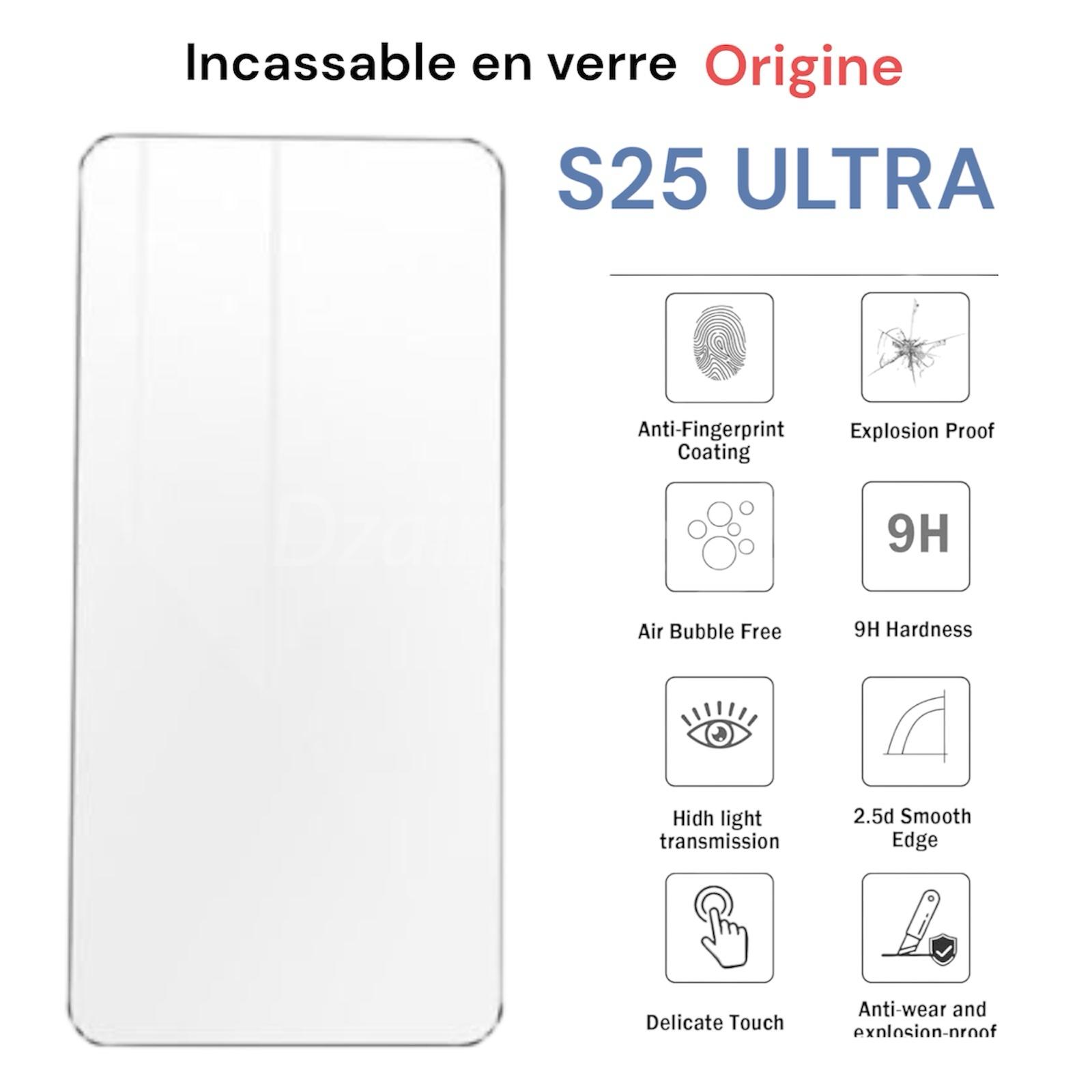 photoroom_20250303_230124القابل للكسر لـ Samsung Galaxy S25 Ultra 5G Filled Film مع غراء كامل Incassable full glue Pour Samsung Galaxy S25 Ultra 5G Film en verre trempé à colle complète, prise en charge du déverrouillage par empreinte digitale - الصورة 1