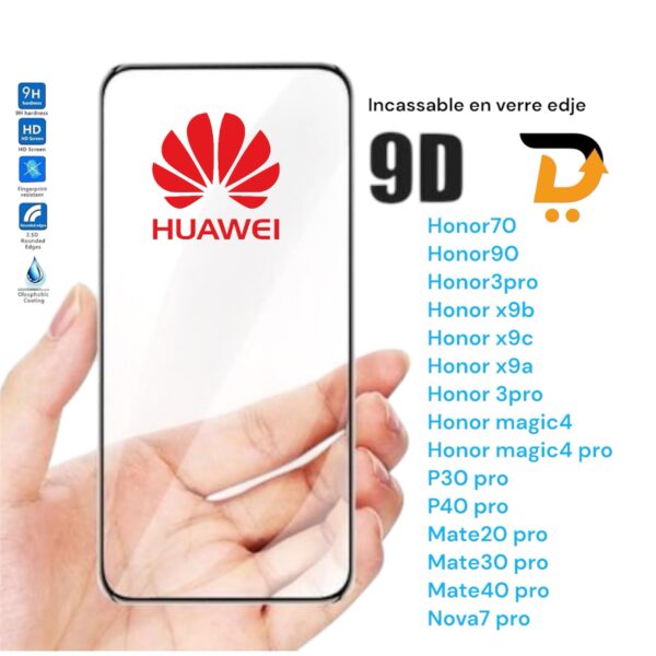 شرف الزجاج المنقوع / سلسلة Huawei, غراء كامل الغراء حماية الشاشة