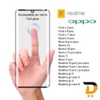 Verre Trempé pour oppo et Realme série, Protection d’écran ,incassable full glue en verre