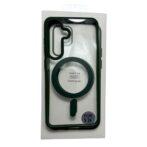 Coque de téléphone de luxe transparente pour Magsafe, étui de Charge magnétique sans fil pour Samsung galaxy s24 5g 6 couleurs – Image 6