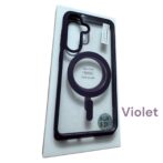 Coque de téléphone de luxe transparente pour Magsafe, étui de Charge magnétique sans fil pour Samsung galaxy s24 5g 6 couleurs – Image 4