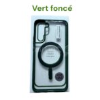 S22+ Coque de téléphone de luxe transparente pour Magsafe, étui de Charge magnétique sans fil pour Samsung galaxy s22 plus 5g 6 couleurs – Image 3