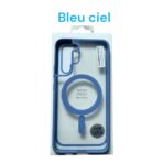S22+ Coque de téléphone de luxe transparente pour Magsafe, étui de Charge magnétique sans fil pour Samsung galaxy s22 plus 5g 6 couleurs – Image 7