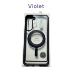 S22+ Coque de téléphone de luxe transparente pour Magsafe, étui de Charge magnétique sans fil pour Samsung galaxy s22 plus 5g 6 couleurs – Image 5