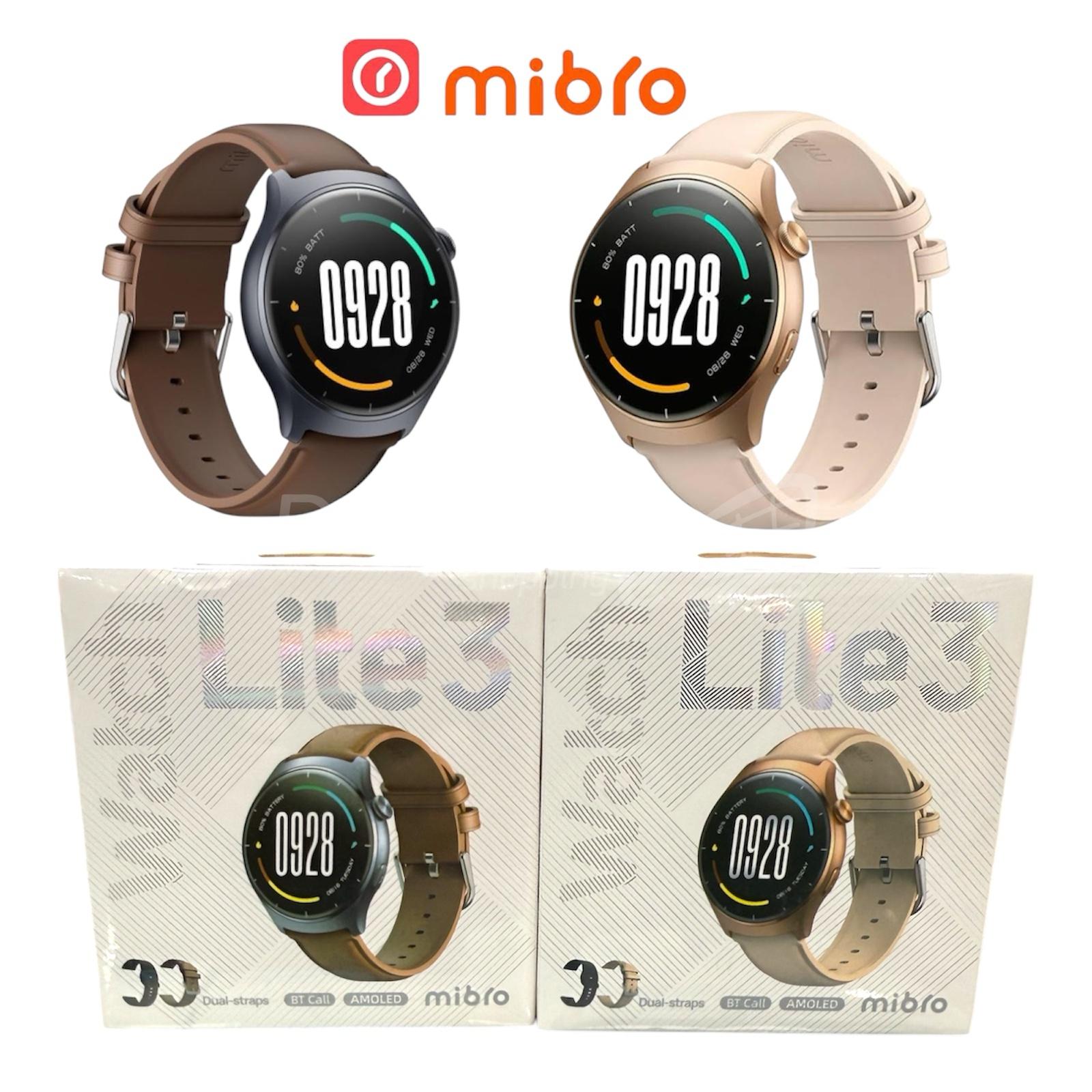 photoroom_20250322_235756 Smartwatch Mibro Lite 3 original /montre connectée en 2 couleurs avec 2 bracelet – Image 2