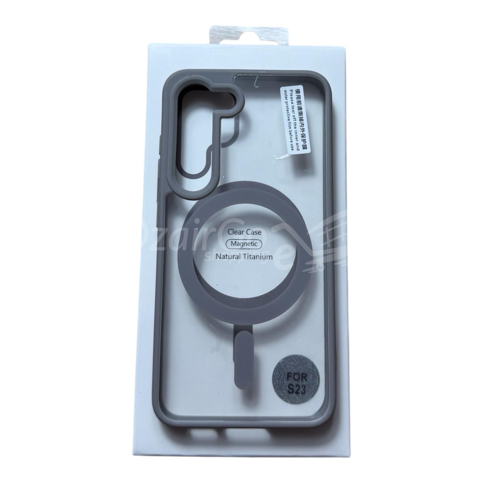 photoroom_20250323_221714-2 فاخر شفاف لـ Magsafeلمغناطيسي اللاسلكي لـ Samsung Galaxy S23 5G S23 Coque de téléphone de luxe transparente pour Magsafe, étui de Charge magnétique sans fil pour Samsung galaxy s23 5g 6 couleurs - الصورة 3