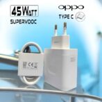 OPPO Chargeur Supervooc 45 W - USB, Charge Rapide, Chargeur Original OPPO, câble tc