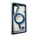 S24+ Coque de téléphone de luxe transparente pour Magsafe, étui de Charge magnétique sans fil pour Samsung galaxy s24plus 5g 6 couleurs – Image 7