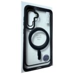 S24+ Coque de téléphone de luxe transparente pour Magsafe, étui de Charge magnétique sans fil pour Samsung galaxy s24plus 5g 6 couleurs – Image 6