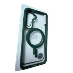 S24+ Coque de téléphone de luxe transparente pour Magsafe, étui de Charge magnétique sans fil pour Samsung galaxy s24plus 5g 6 couleurs – Image 5