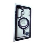 S24+ Coque de téléphone de luxe transparente pour Magsafe, étui de Charge magnétique sans fil pour Samsung galaxy s24plus 5g 6 couleurs – Image 4