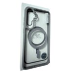 S24+ Coque de téléphone de luxe transparente pour Magsafe, étui de Charge magnétique sans fil pour Samsung galaxy s24plus 5g 6 couleurs – Image 3