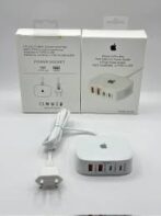 Pack promo 4en1 belkin N77 chargeur san fil Belkin original / câble belkin auxiliaire original / câble 2m iPhone usb A Lightning / station de charge 35w – Image 4