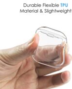 Coque  pour Apple Watch 10 46mm Étui de Protection Complète Étui en TPU Ultra Fin en Silicone Souple, Transparent – Image 2