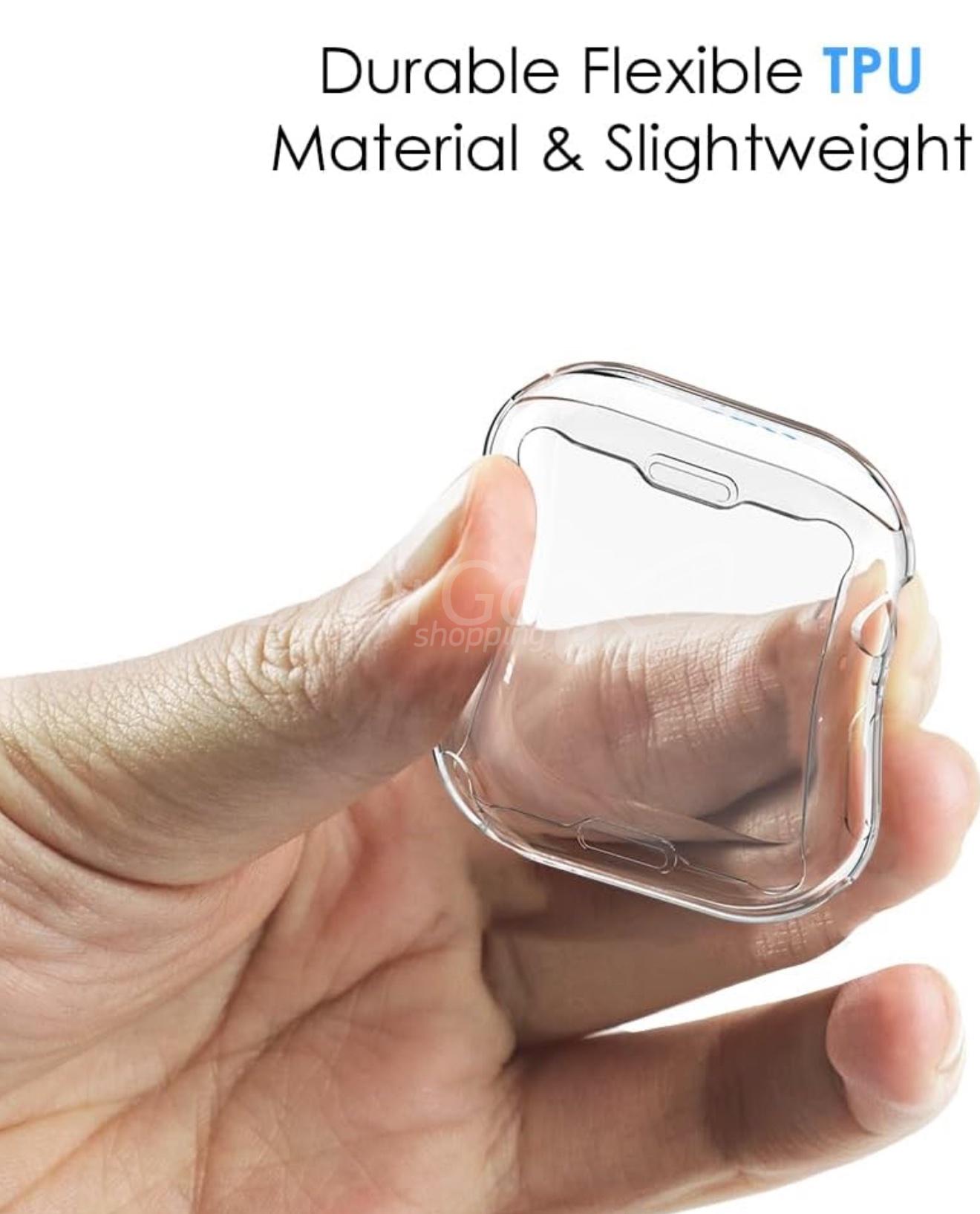 img_7776-2 Coque  pour Apple Watch 10 46mm Étui de Protection Complète Étui en TPU Ultra Fin en Silicone Souple, Transparent – Image 2