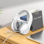 HOCO W108 Sue – Casque Gamer avec RGB (Éclairage LED )– blanc ORIGINAL – Image 3