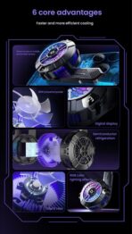 Refroidisseur sl33 magnétique pour téléphone et tablette portable, refroidisseur à semi-conducteur, clip arrière, ventilateur de refroidissement, IOS, Android مبرد هاتف و تابلات – Image 3