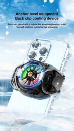 Refroidisseur MÉMO DL22 original de téléphone portable Boîtier  Ventilateur de refroidissement à semi-conducteur pour téléphone portable مبرد الهاتف – Image 7