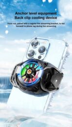 Refroidisseur MÉMO DL22 original de téléphone portable Boîtier  Ventilateur de refroidissement à semi-conducteur pour téléphone portable مبرد الهاتف – Image 7