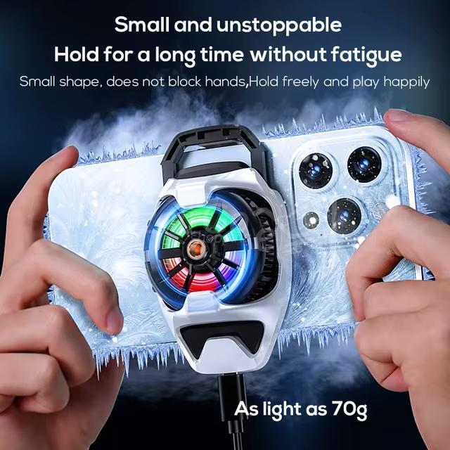 img_8746 Refroidisseur MÉMO DL22 original de téléphone portable Boîtier  Ventilateur de refroidissement à semi-conducteur pour téléphone portable مبرد الهاتف – Image 3