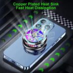 refroidisseur S6x magnétique pour jeu radiateur contrôle de température intelligent ventilateur de refroidissement Smartphone tablette مبرد هاتف و تابلات – Image 2
