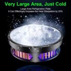 refroidisseur S6x magnétique pour jeu radiateur contrôle de température intelligent ventilateur de refroidissement Smartphone tablette مبرد هاتف و تابلات – Image 7