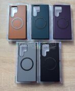 Étui Samsung Galaxy S25 Ultra magnétique étui de chargeur sans fil Magsafe housse en cuir de haute qualité pour S25ultra – Image 2