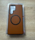 Samsung Galaxy S24 Ultra Magnetic Case Charger Charger Magsafe عالي الجودة من الجلد لـ S24ultra - الصورة 2