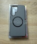 Étui Samsung Galaxy S24 Ultra magnétique étui de chargeur sans fil Magsafe housse en cuir de haute qualité pour S24ultra – Image 4