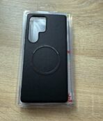 ⁦Samsung Galaxy S24 Ultra Magnetic Case Charger Charger Magsafe عالي الجودة من الجلد لـ S24ultra⁩ - الصورة ⁦5⁩