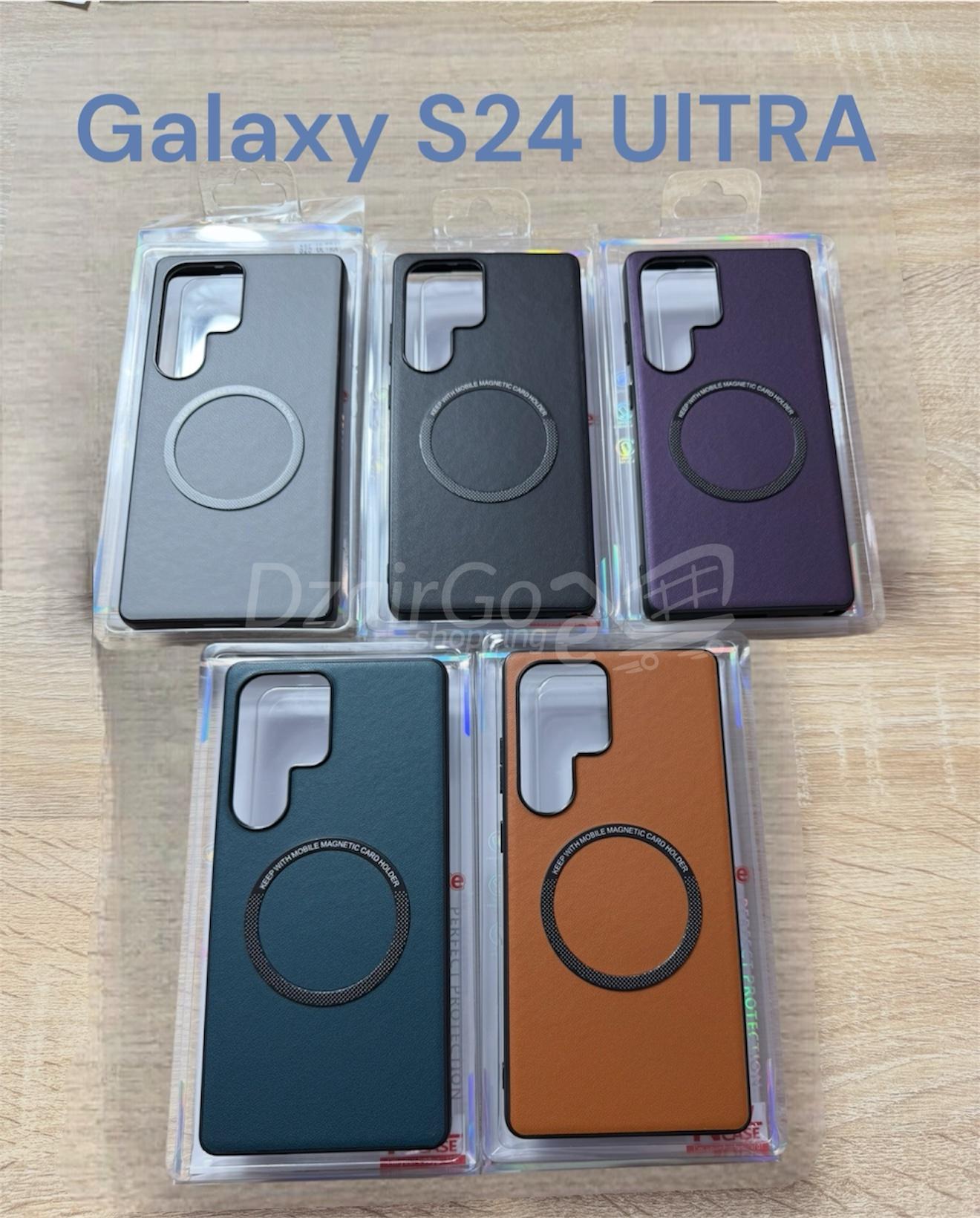 photoroom_20250529_232130-2ra Magnetic Case Charger Charger Magsafe عالي الجودة من الجلد لـ S24ultra Étui Samsung Galaxy S24 Ultra magnétique étui de chargeur sans fil Magsafe housse en cuir de haute qualité pour S24ultra - الصورة 1