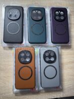 ⁦Huawei Honor Magic7 Pro Magic Case ,الشاحن اللاسلكي Magsafe غطاء جلدي عالي الجودة لشرف السحر 7 pro⁩ - الصورة ⁦2⁩