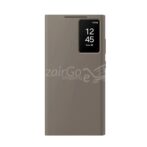 Pochette Étui Portefeuille Samsung S24 Ultra Smart View ORIGINAL- gris s24ultra – Image 3