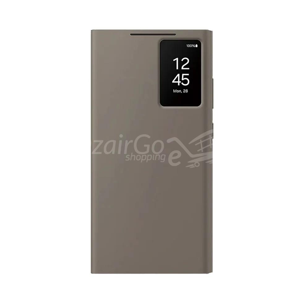 img_0594 Pochette Étui Portefeuille Samsung S24 Ultra Smart View ORIGINAL- gris s24ultra – Image 3