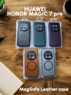 Huawei Honor Magic7 Pro Magic Case ,الشاحن اللاسلكي Magsafe غطاء جلدي عالي الجودة لشرف السحر 7 pro