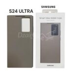 Pochette Étui Portefeuille Samsung S24 Ultra Smart View ORIGINAL- gris s24ultra – Image 2